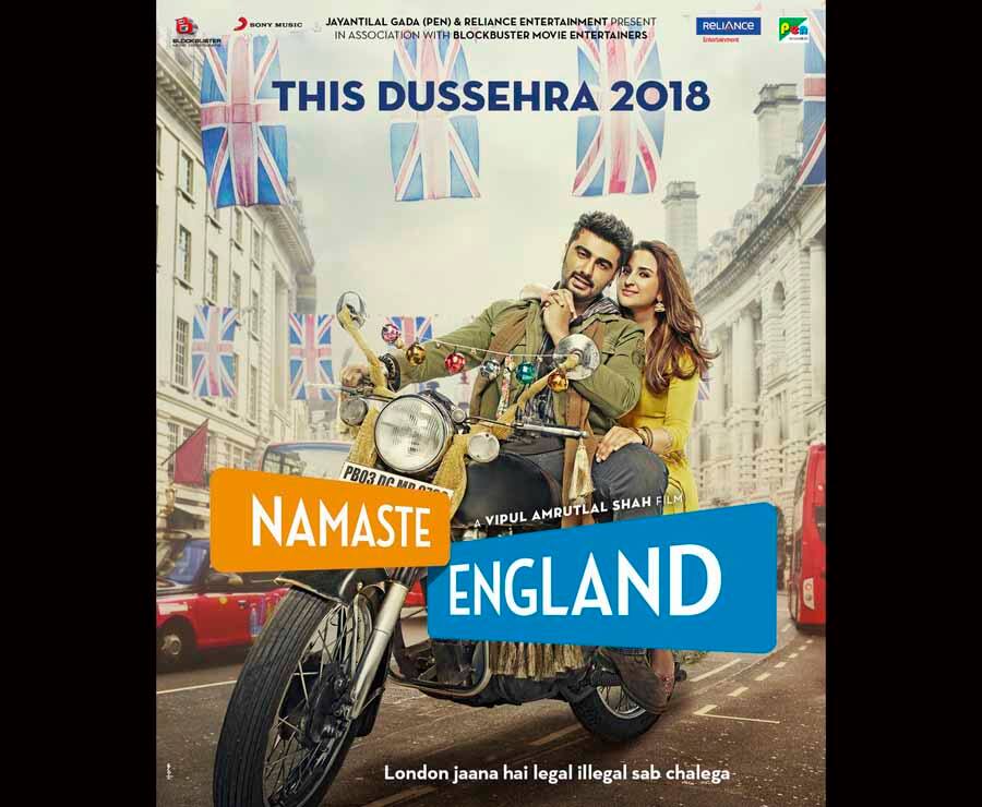 नमस्ते इंग्लैंड' का नया पोस्टर रिलीज, बाइक राइड करते दिखे अर्जुन और परिणीति