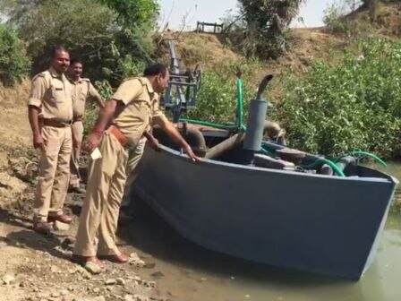 sand mafia use submarine in rivers of uttar pradesh यूपी के खनन माफिया हुए हाईटेक, पनडुब्बी से हो रहा खनन