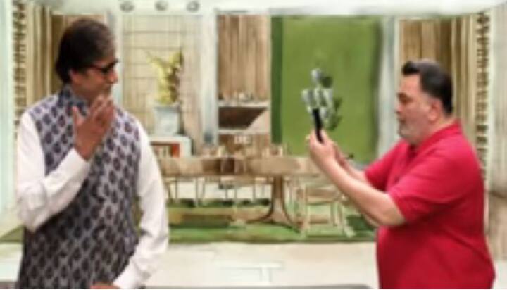 जब ऋषि कपूर बिग बी की तस्वीरें लेते-लेते परेशान हो जाते हैं तो वे बताते हैं कि अच्छी-अच्छी तस्वीरें लेना जरूरी है.