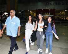 In Pics: श्रीदेवी का नेशनल अवॉर्ड रिसीव करने बेटी जाह्नवी और खुशी संग दिल्ली पहुंचे बोनी कपूर