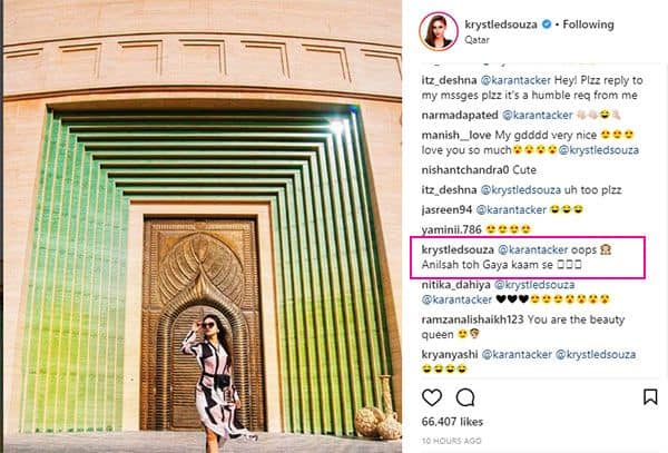 गर्लफ्रेंड क्रिस्टल डिसूजा को फैन ने कहा 'Baby' तो करन टैकर बोले 'तुमसे अकेले में बात करता हूं