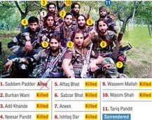 खत्म हुआ बुरहान वानी का पूरा गैंग, पूरी 11 की टीम में 10 ढेर, 1 ने किया सरेंडर