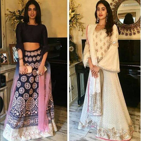खुशी कपूर भी इस मौके पर ब्लू लहंगे में पहुंचीं. (Photo: Instagram)