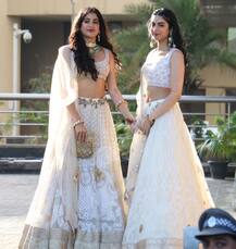 सोनम की संगीत में साथ पहुंची खुशी और जाह्नवी कपूर, नज़र आईं इस अंदाज में