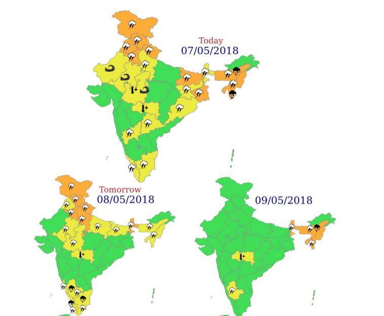 UPDATE: पाक से चली तूफानी हवा दिल्ली पहुंची, मौसम विभाग ने कश्मीर, हिमाचल और उत्तराखंड को किया अलर्ट, बाकी राज्य ना डरें