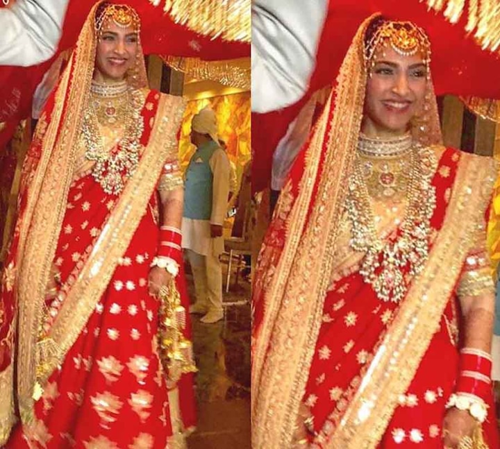 Sonam Kapoor wedding inside videos and pics सोनम कपूर की शादी की रस्में शुरु, मंडप से सामने आई वीडियो और तस्वीरें, देखें