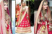 PHOTOS: आनंद की दुल्हनियां बनी सोनम कपूर की इन तस्वीरों से नजरें हटा पाना है मुश्किल