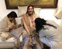 सोनम कपूर के हाथों की मेहंदी का श्रीदेवी से भी है रिश्ता, देखें तस्वीरें