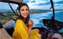 नेचुरल ब्यूटी की चाहत में समुद्र में हवाई सैर पर निकलीं परिणीति चोपड़ा, देखें तस्वीरें