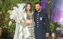 रिसेप्शन में पहुंचे सोनम कपूर और आनंद आहूजा, देखें पहली तस्वीरें