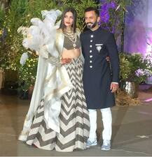 सोनम कपूर के रिसेप्शन में खूबसूरत बनारसी साड़ी में पहुंची कंगना रनौत, यहां हैं तस्वीरें