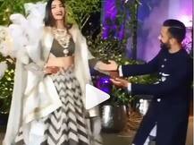 Sonam Kapoor Reception: रिसेप्शन पर खुशी से उछल पड़े आनंद आहूजा, देखें वीडियो