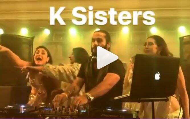 Sonam kapoor reception: kareena kapoor calling saif from stage, watch video सोनम के रिसेप्शन में डांस करते हुए स्टेज से करीना ने पुकारा ‘सैफ’ का नाम, देखें वीडियो