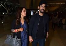 हसबैंड अंगद बेदी संग हनीमून के लिए USA रवाना हुईं नेहा धूपिया