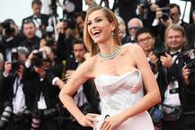 Cannes 2018: स्ट्रेपलेस ड्रेस में रेड कार्पेट पर उतरीं मॉडल पेट्रा नेमकोवा