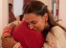 विदाई में पापा को गले लगा आंसू नहीं रोक पाईं नेहा धूपिया, देखिए इमोशनल तस्वीरें