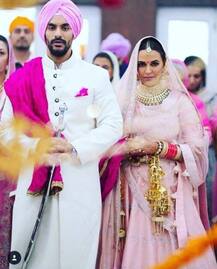 विदाई में पापा को गले लगा आंसू नहीं रोक पाईं नेहा धूपिया, देखिए इमोशनल तस्वीरें