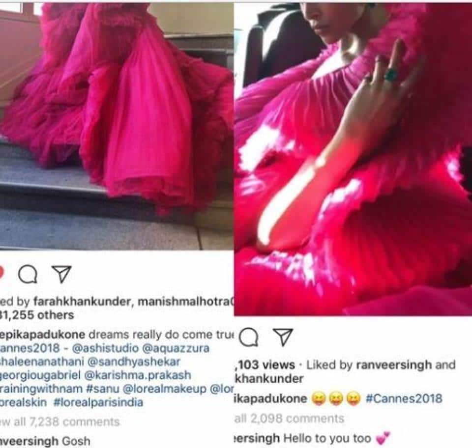 दीपिका के कान्स लुक पर आया रणवीर का दिल, सोशल मीडिया पर कर रहे हैं बेहिसाब तारीफें