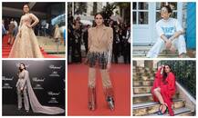 Cannes 2018: रेड कार्पेट पर हुमा कुरैशी ने अपनी स्टाइल से किया इंप्रेस