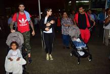 बर्थडे सेलिब्रेट कर केप टाउन से पति और तीनों बच्चों के साथ मुंबई लौटीं सनी लियोनी, देखें तस्वीरें