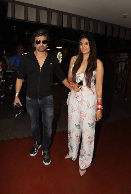 इस दौरान हिमेश और सोनिया दोनों ही काफी खुश नजर आ रहे थे. (तस्वीर: मानव मंगलानी)