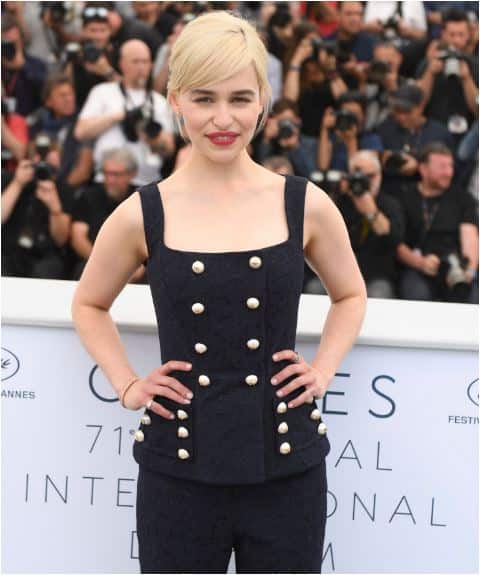 एक्टर एलडेन और एक्ट्रेस एमिला क्लार्क की फिल्म 'सोलो: ए स्टार वॉर्स स्टोरी' 23 मई को रिलीज होगी. (तस्वीर-एपी)