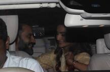 Pics: आनंद को रिसीव करने एयरपोर्ट पहुंचीं सोनम, गाड़ी में रोमांस करते दिखा कपल