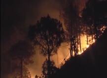 उत्तरांखड: श्रीनगर-गढवाल के जंगलों में 5 दिनों से लगी भीषण आग, वन विभाग बेसुध