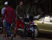 बेटी निशा को क्रैडल में घूमाने निकले सनी लियोनी के पति डेनियल, देखें क्यूट तस्वीरें