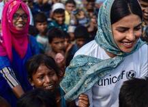 बांग्लादेश के रोहिंग्या शरणार्थी कैंप पहुंची प्रियंका चोपड़ा, दुनिया से की मदद की अपील