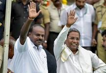 कुमारस्वामी ने ली शपथ, विधानसभा में 25 मई को साबित करेंगे बहुमत