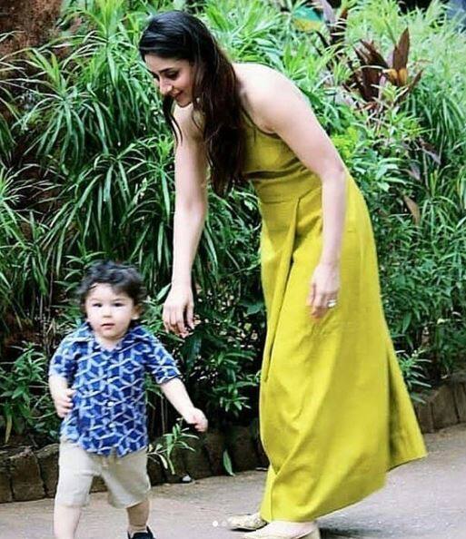 तैमूर चलना भी सीख गए हैं. ऐसे में करीना कई बार उनके पीछे खेलती नजर आईं हैं. (तस्वीर: मानव मंगलानी)