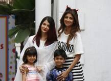 In Pics: शिल्पा शेट्टी के बेटे के बर्थडे में बेटी आराध्या संग पहुंचीं ऐश्वर्या, जमकर की मस्ती