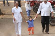 MOM करीना को बिजी देख अकेले वॉक कर मन बहला रहे हैं तैमूर, देखें तस्वीरें