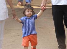 MOM करीना को बिजी देख अकेले वॉक कर मन बहला रहे हैं तैमूर, देखें तस्वीरें