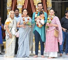 ईशा की बेटी की पहली बार ऐसी तस्वीरें आईं सामने, नानी हेमा मालिनी संग गई थीं मंदिर