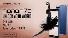 आज सेल के लिए उपलब्ध होगा ऑनर 7C, फेस अनलॉक, फिंगरप्रिंट सेंसर जैसे फीचर