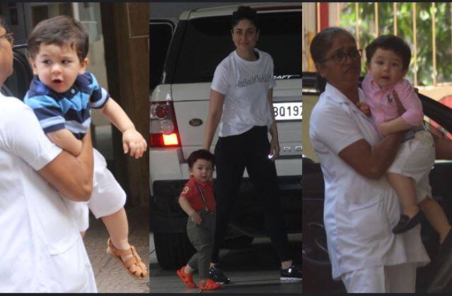  इस वीकेंड करीना और तैमूर कई जगह साथ नजर आए. इस तस्वीर में आप तैमूर की तीन अलग-अलग तस्वीरें देख रहे हैं. तीनों ही तस्वीर इस वीकेंड की हैं. 