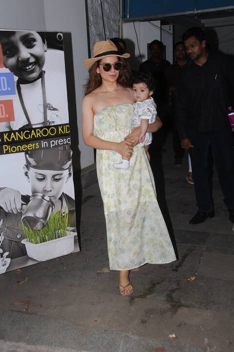 भांजे के साथ पहली बार इस अंदाज में नजर आईं कंगना रनौत, क्यूटनेस में तैमूर को भी देता है मात