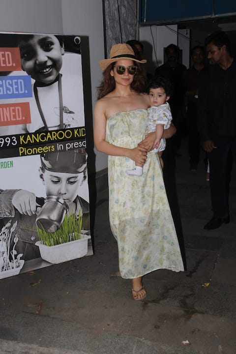 भांजे के साथ पहली बार इस अंदाज में नजर आईं कंगना रनौत, क्यूटनेस में तैमूर को भी देता है मात