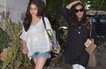 PICS: मम्मी अमृता सिंह के साथ कूल अंदाज में दिखीं सारा अली खान