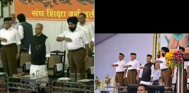 इससे लोग पूर्व राष्ट्रपति प्रणब मुखर्जी के इस काम की आलोचना कर रहे हैं. फोटोः ट्विटर/एएनआई