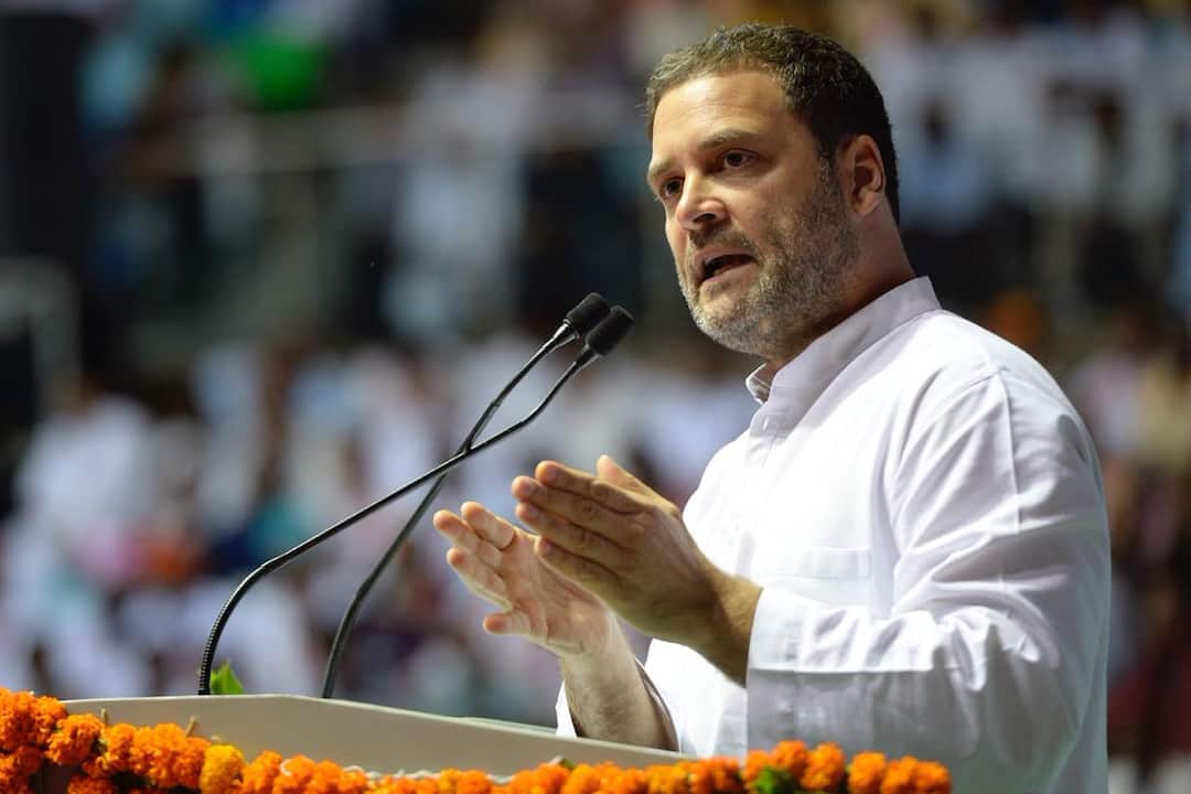 Rahul Gandhi attacks RSS and bjp in OBC Meet कांग्रेस का OBC सम्मेलन: राहुल गांधी ने कहा, बीजेपी-आरएसएस का गुलाम बन गया है देश