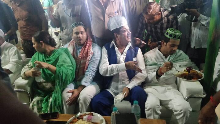 शत्रुघ्न सिन्हा ने कहा, ''मैं आज यहां इफ्तार में आने के लिए कमिटेड था. मुझे बहुत पहले ही कहा गया था. मैं मुंबई से सीधे इसी में शामिल होने के लिए यहां आया हूं.'' उन्होंने कहा, ''लालू यादव से मेरा पारिवारिक रिश्ता है...मेरे यहां शरीक होने को राजनीतिक रंग नहीं दिया जाना चाहिए.''