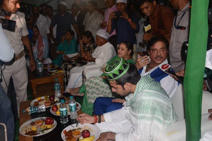 शत्रुघ्न सिन्हा ने मीडिया से भी बातचीत की.