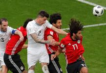 फीफा विश्व कप: गिमेनेज के गोल से उरुग्वे ने मिस्र को 1-0 से हराया