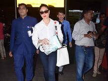 लंदन से वापस लौटीं करीना कपूर, एयरपोर्ट पर स्टाइल से किया इंप्रेस