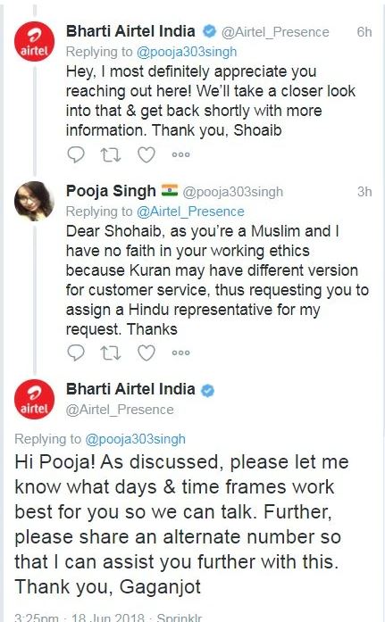 Airtel Controversy: 'शुक्र है कि मैंने एयरटेल की कोई सर्विस नहीं ली और ना आगे लूंगी