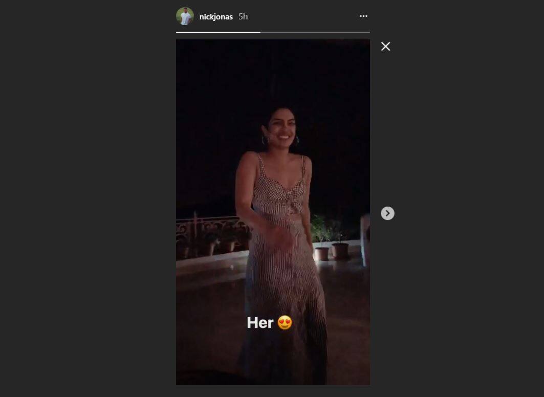 Video: प्रियंका चोपड़ा के साथ डिनर के बाद निक जोनास ने देसी गर्ल के लिए ऐसे जताया प्यार, देखें