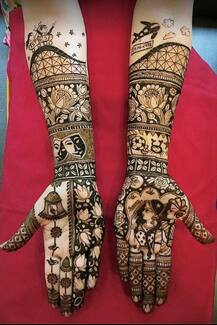 आप भी देखें \'हरामखोर\' फेम श्वेता त्रिपाठी के मेहंदी रस्म की तस्वीरें